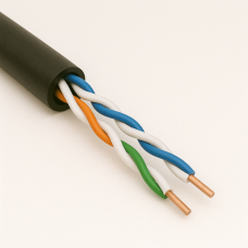 Витая пара U/UTP 5е 4 пары 24 AWG неэкранированная для внутренней прокладки