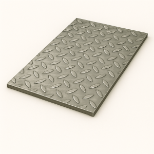 Лист стальной рифленый 8х1500х6000 мм чечевица Ст3пс в наличии в Владимире