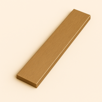 Шина бронзовая 100х0,5 мм БрБ2 в наличии в Владимире