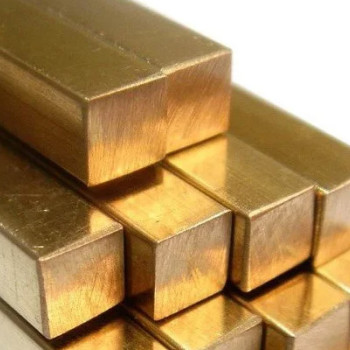 Латунный квадрат прессованный 100х100 мм ЛС59-1 ГОСТ 2060-2006 в наличии в Владимире