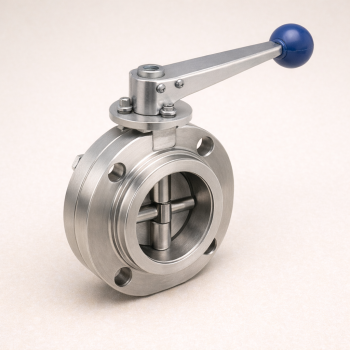 Клапан Бабочка S-S AISI 304 DN 20 (23х1,5) в наличии в Владимире