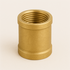 Муфта латунная прямая резьбовая 40 мм 1 1/2 ГОСТ 32590-2013 в наличии в Владимире